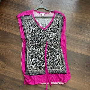 NWOT Timing Colorful Top